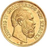 Obverse 10 Mark 1878 H Hesse