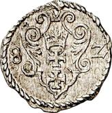 Reverse Denar 1582 Danzig