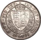 Reverse Halfcrown 1898 TB