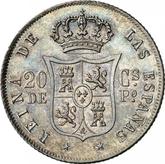 Reverse 20 Centavos 1866