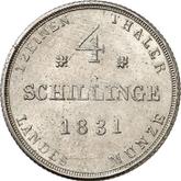 Reverse 4 Schilling 1831