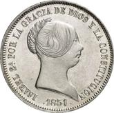 Obverse 20 Reales 1851