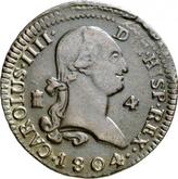 Obverse 4 Maravedís 1804