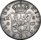 Reverse 8 Reales 1815 S CJ