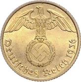 Reverse 10 Reichspfennig 1936 A