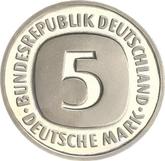 Obverse 5 Mark 1976 J