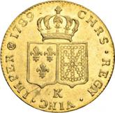 Reverse Double Louis d'Or 1789 K