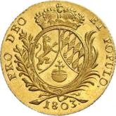 Reverse Ducat 1803