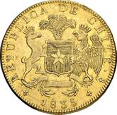 Obverse 8 Escudos 1835 So IJ