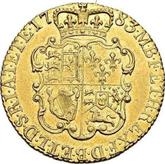 Reverse Guinea 1783 Fourth laureate bust