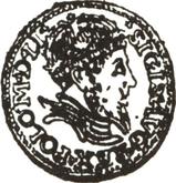 Obverse 3 Groszy (Trojak) 1556 Lithuania