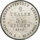 Reverse 2 Thaler 1840