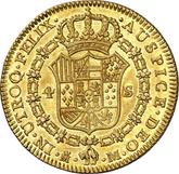 Reverse 4 Escudos 1788 M M