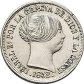 Obverse 2 Reales 1852