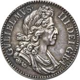Obverse Shilling 1699 Fifth laureate bust