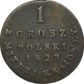 Reverse 1 Grosz 1823 IB Z MIEDZI KRAIOWEY
