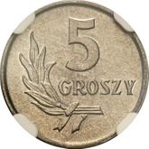 Reverse 5 Groszy 1963