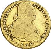 Obverse 2 Escudos 1805 NR JJ