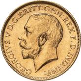 Obverse Sovereign 1912 S