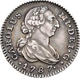 Obverse 1 Real 1787 M DV