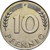 Obverse 10 Pfennig 1949 F Bank deutscher Länder