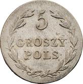 Reverse 5 Groszy 1827 IB