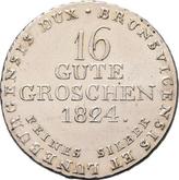 Reverse 16 Gute Groschen 1824