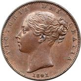Obverse Farthing 1841 WW