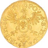 Reverse 1/2 Ducat 1654 MW