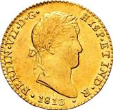 Obverse 2 Escudos 1813 c CJ