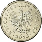 Obverse 10 Groszy 2015 MW