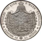 Reverse 2 Thaler 1843 A