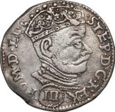 Obverse 3 Groszy (Trojak) 1580 Lithuania