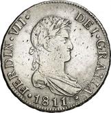 Obverse 8 Reales 1811 c CJ