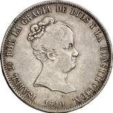 Obverse 20 Reales 1840 M CL