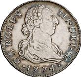Obverse 8 Reales 1774 S CF
