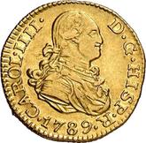 Obverse 1/2 Escudo 1789 M MF