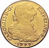 Obverse 4 Escudos 1777 S CF