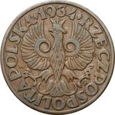 Obverse 5 Groszy 1934 WJ