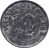 Obverse 10 Reichspfennig 1944 G