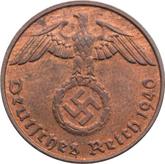 Reverse 2 Reichspfennig 1936 D