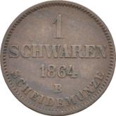 Reverse 1 Schwaren 1864 B