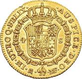 Reverse 4 Escudos 1790 M MF