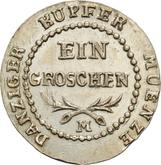Reverse 1 Grosz 1809 M Danzig