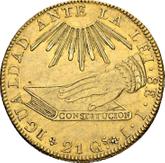 Reverse 8 Escudos 1835 So IJ