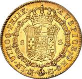 Reverse 8 Escudos 1778 M PJ