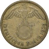 Reverse 10 Reichspfennig 1939 E