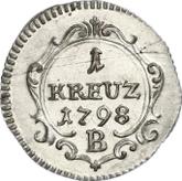 Reverse Kreuzer 1798 B