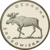 Reverse 100 Zlotych 1978 MW Moose