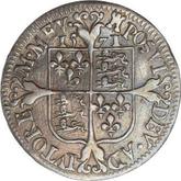 Reverse Sixpence 1571 Milled coinage
